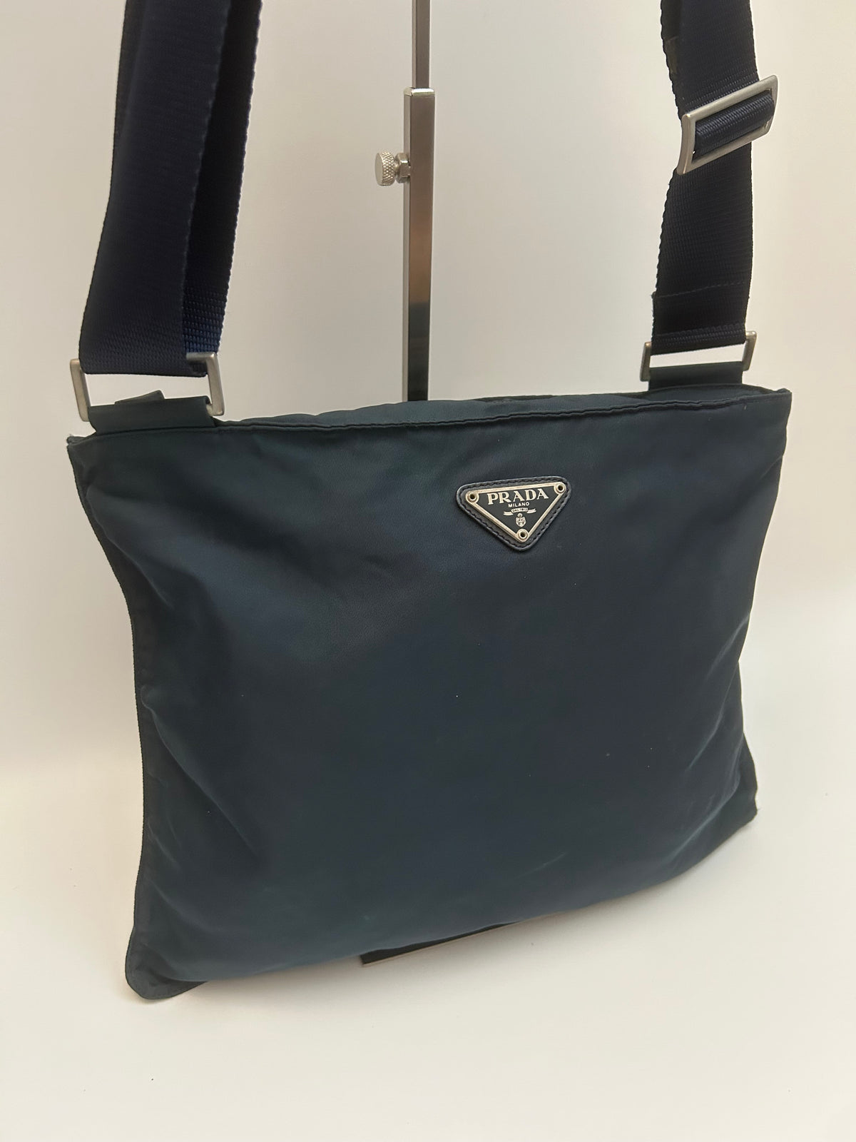 Prada Navy Messenger