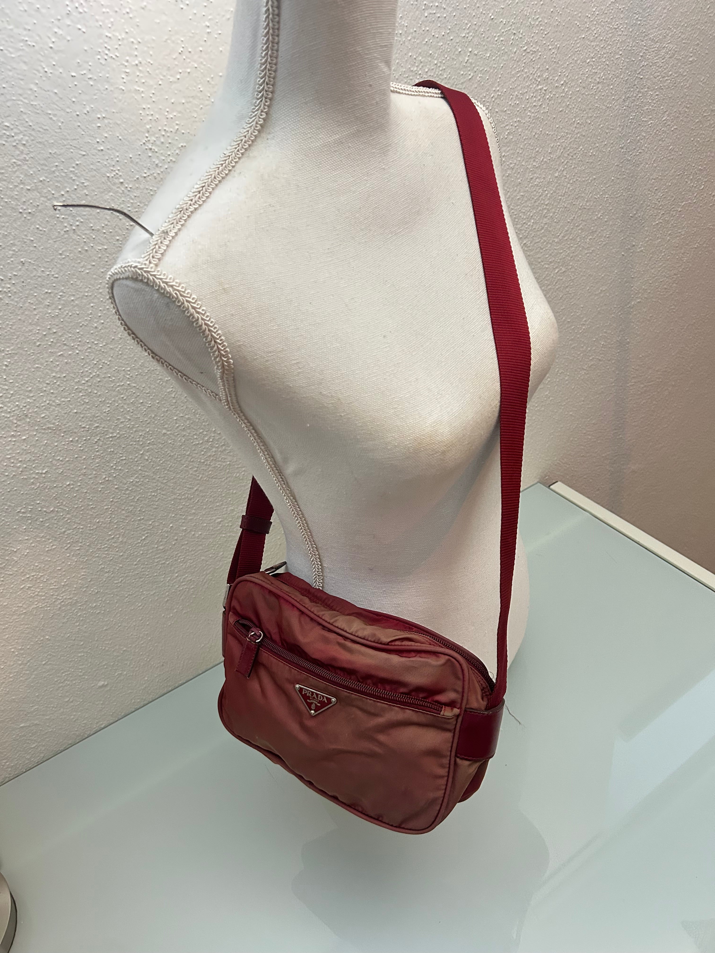 Prada Rød Tessuto crossbody