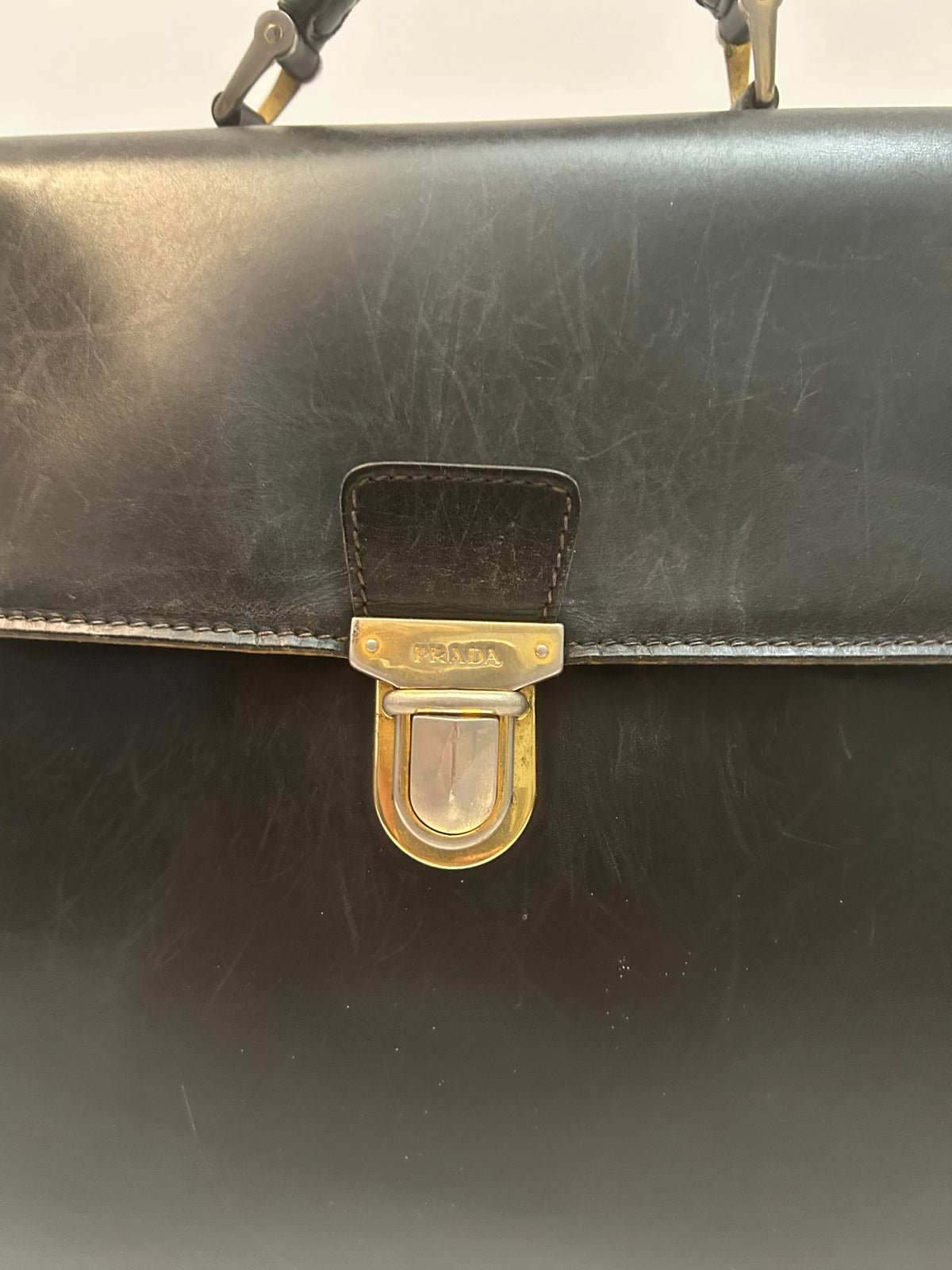 Prada Læder Briefcase