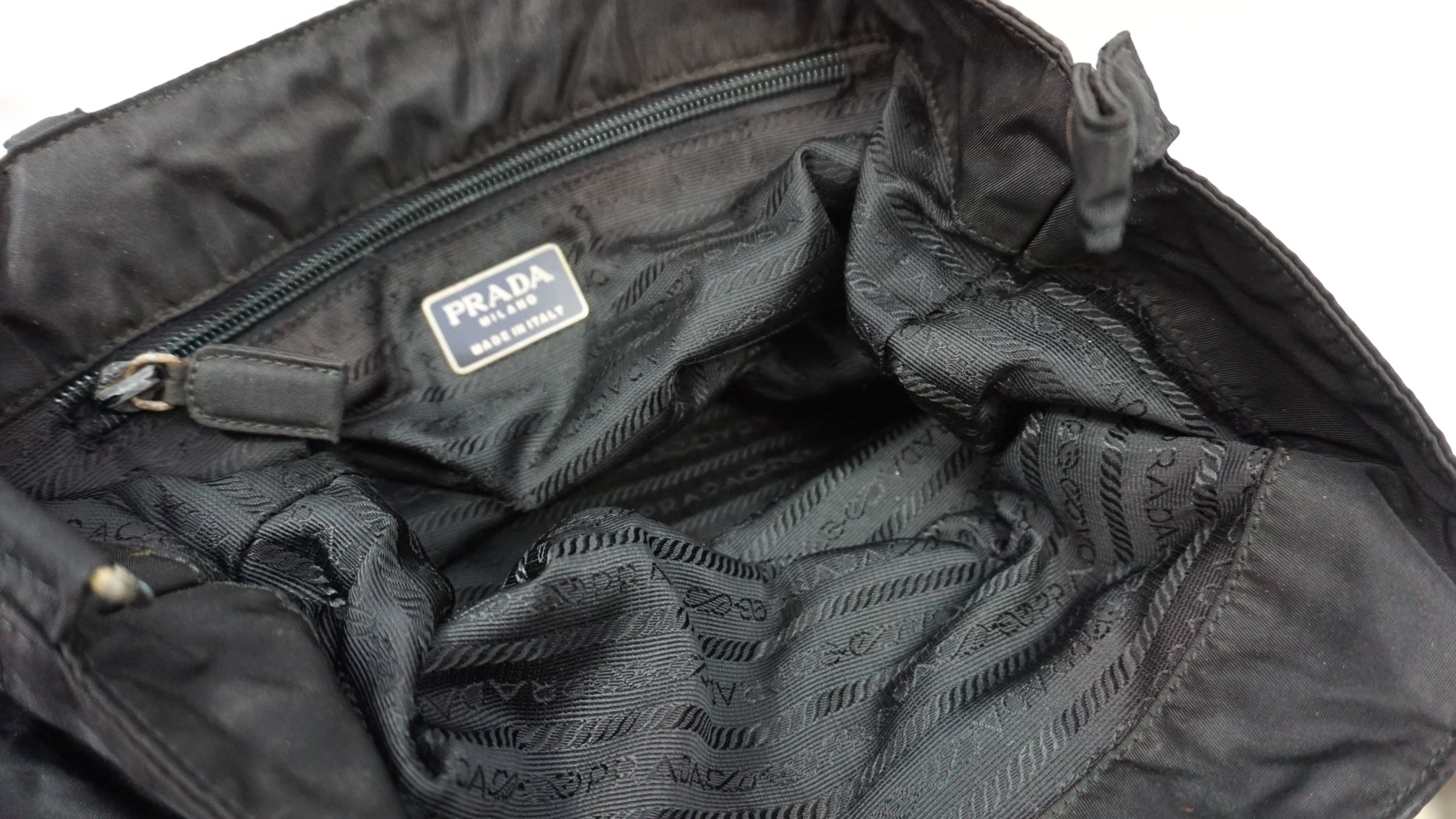 Prada Sort Skuldertaske