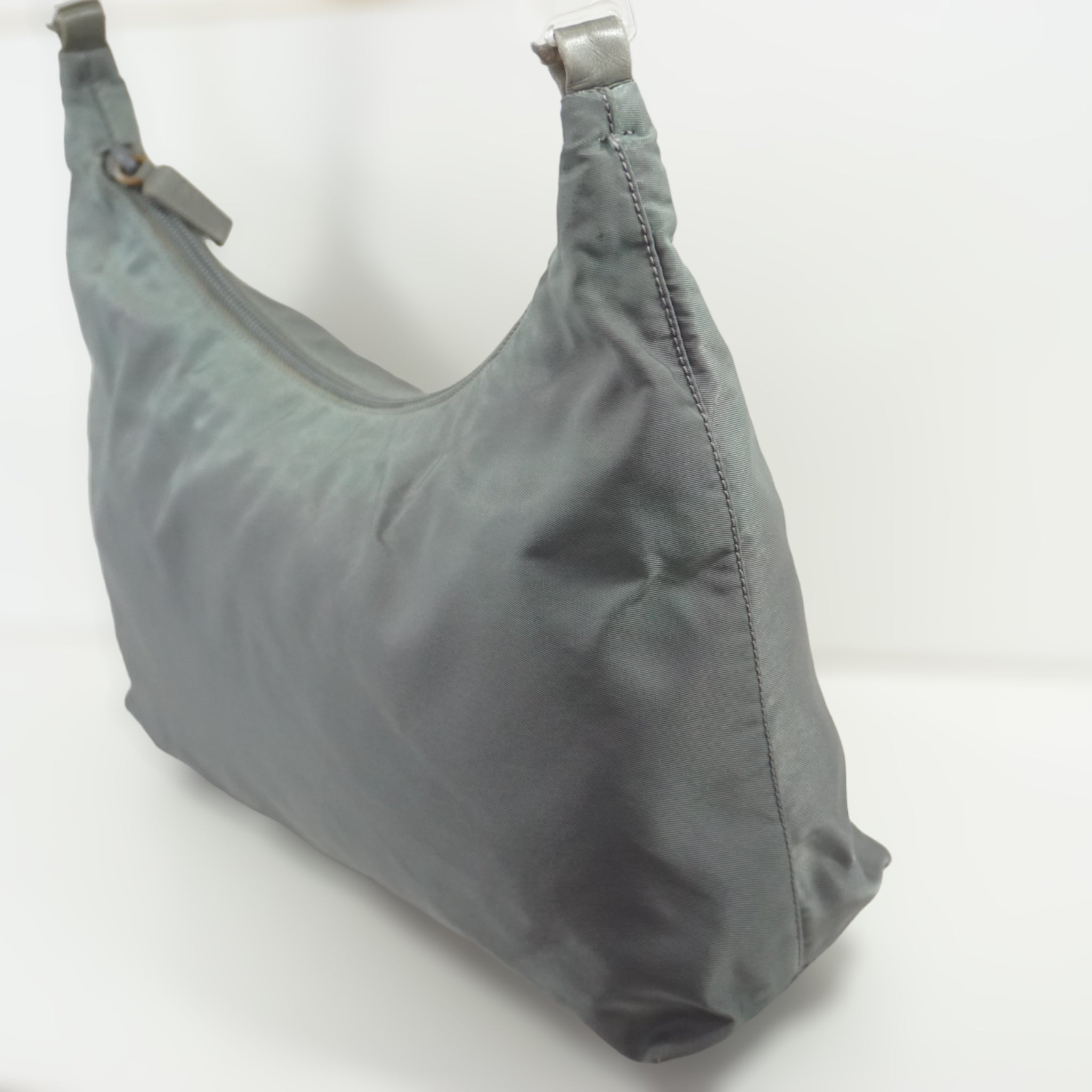 Prada Gray Shoulder Bag