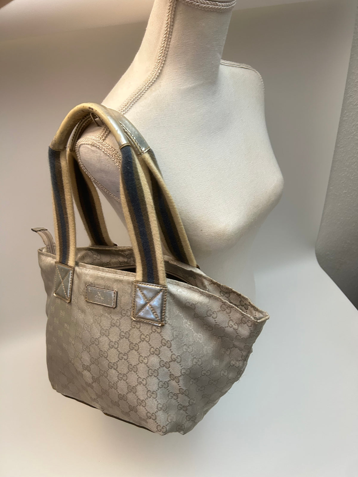 Gucci Sølv Skuldertaske