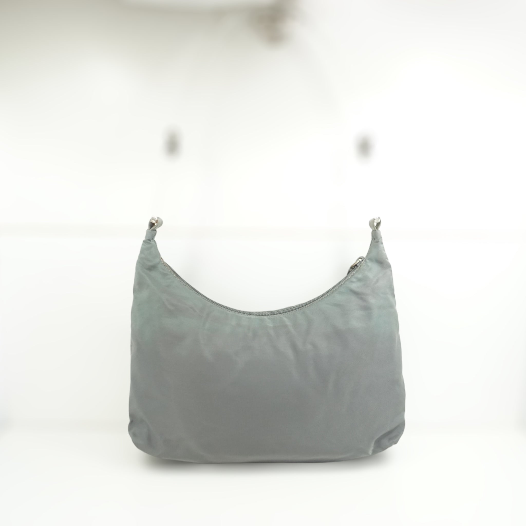 Prada Gray Shoulder Bag
