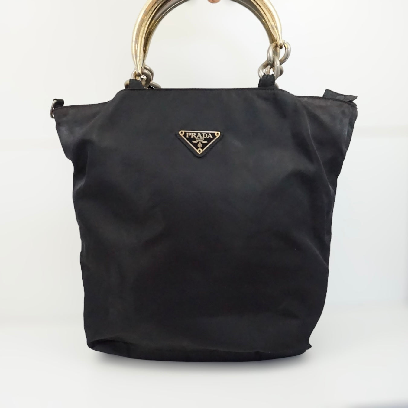 Prada Sort Skuldertaske