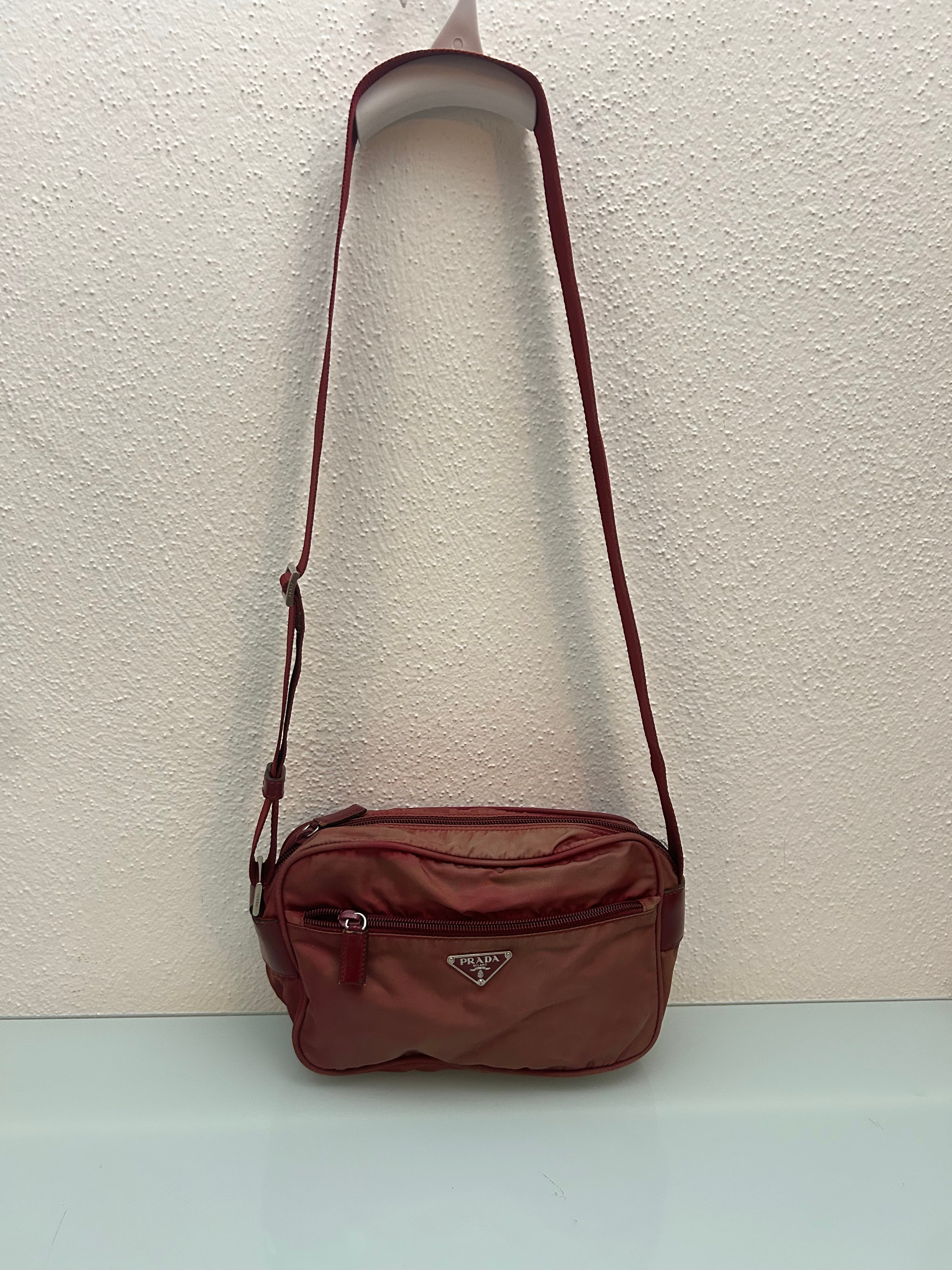 Prada Rød Tessuto crossbody