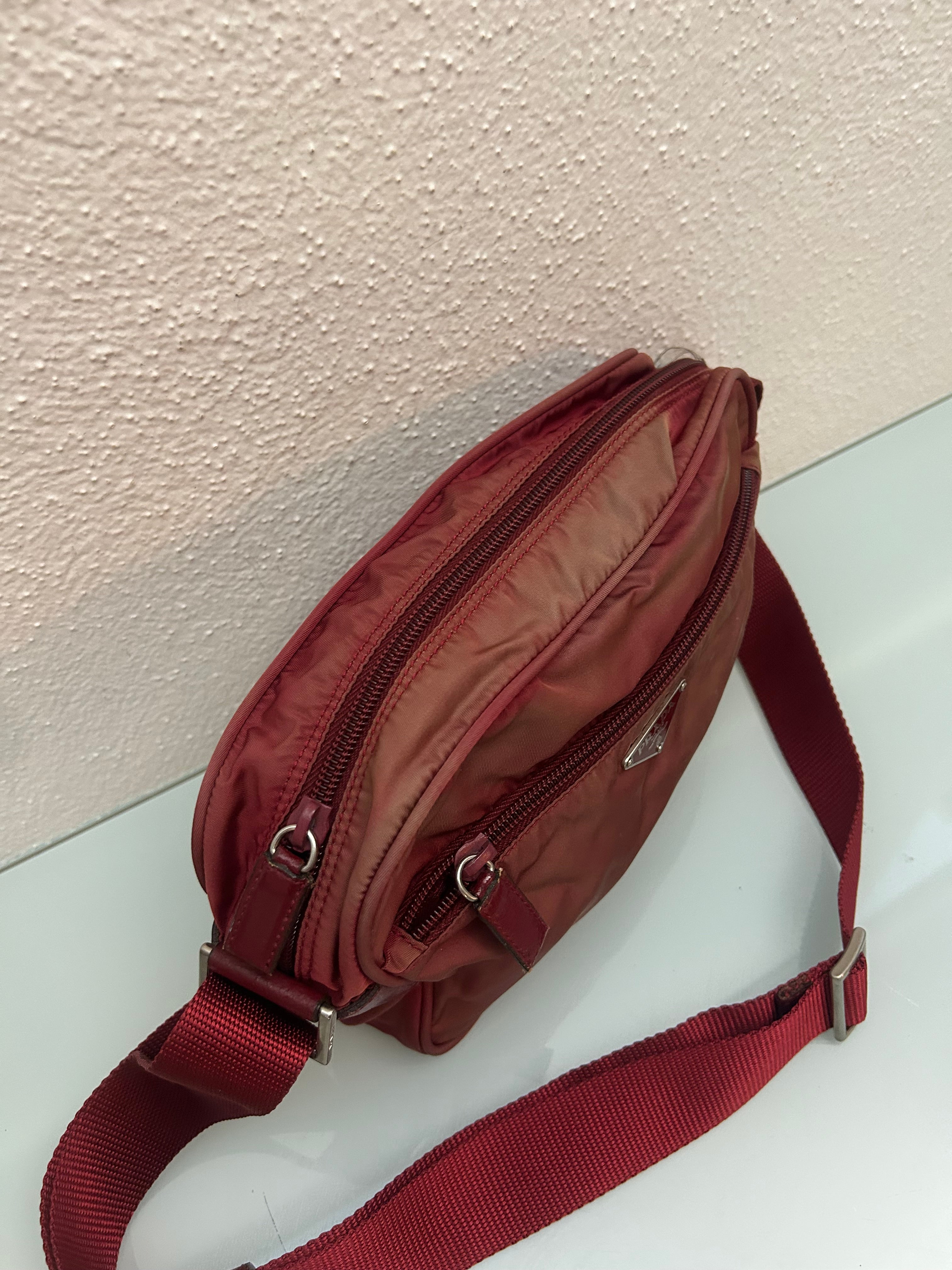 Prada Rød Tessuto crossbody