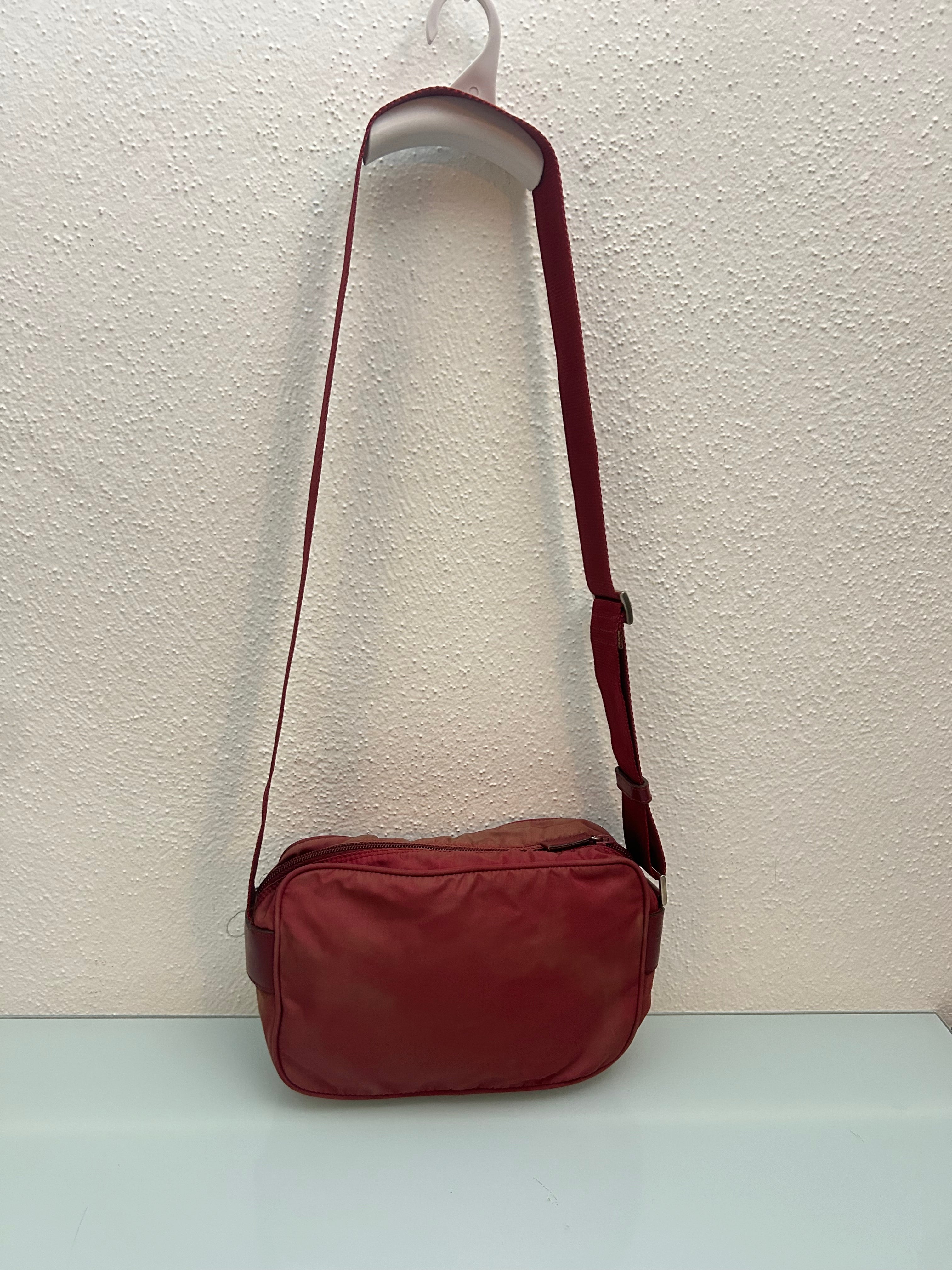 Prada Rød Tessuto crossbody