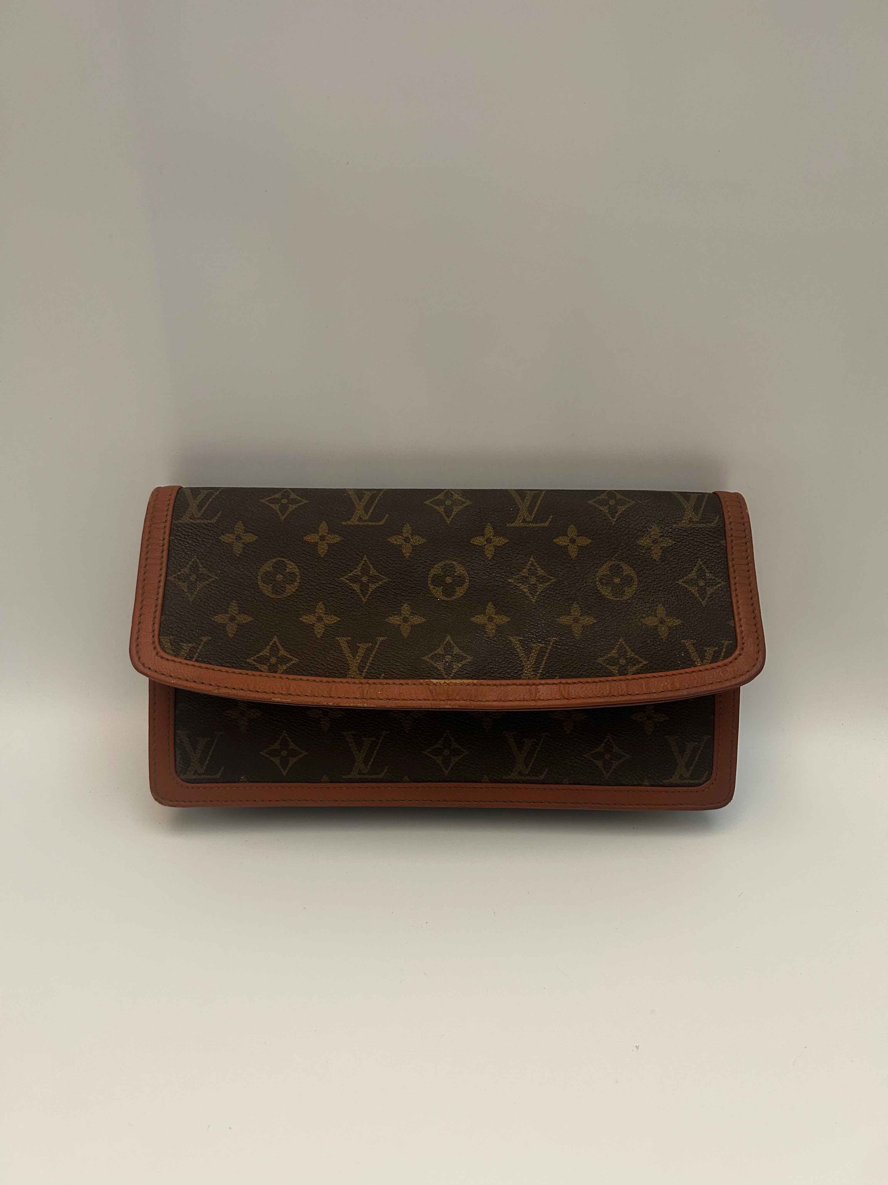 Louis Vuitton Brown Clutch