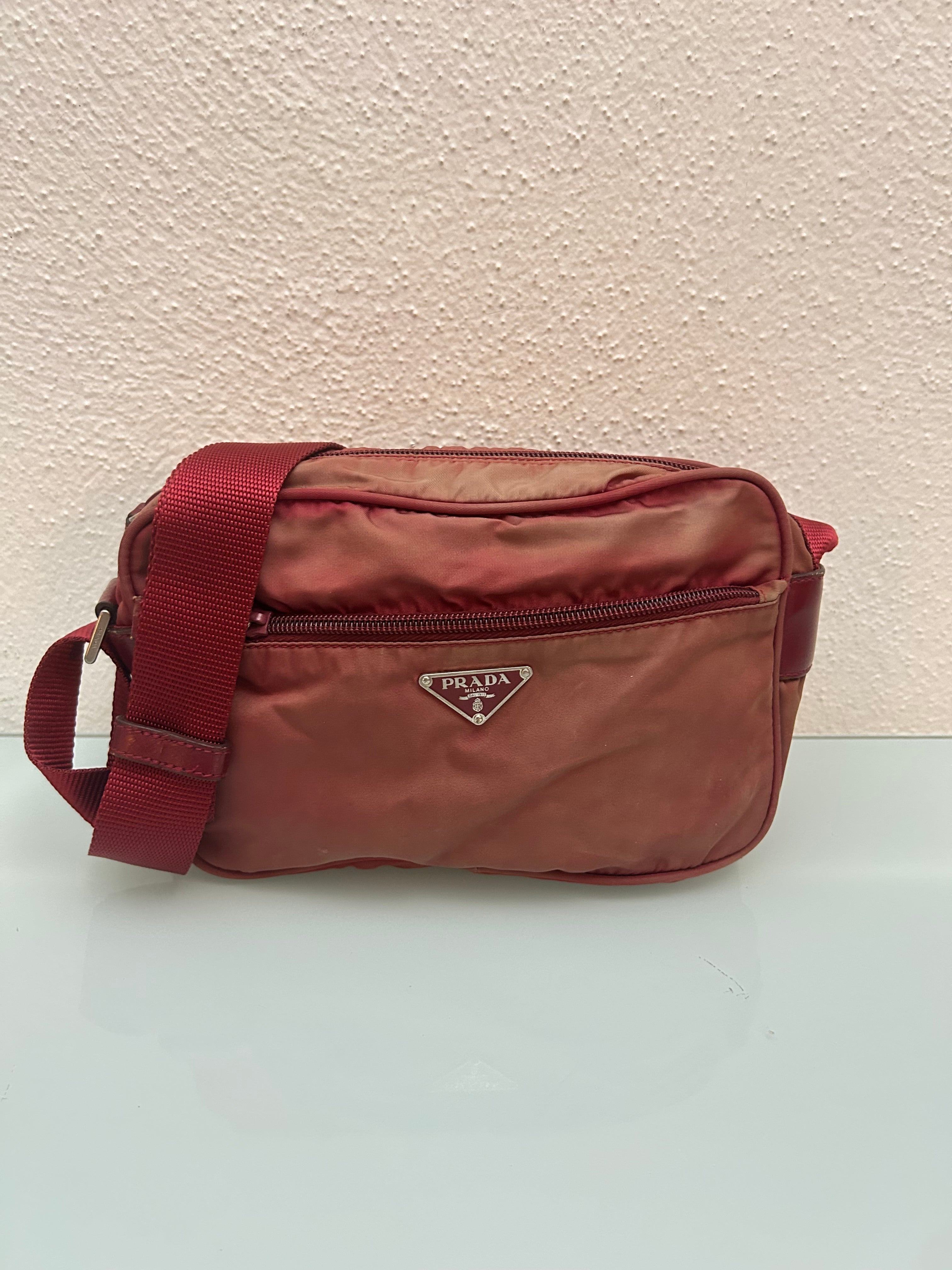 Prada Rød Tessuto crossbody