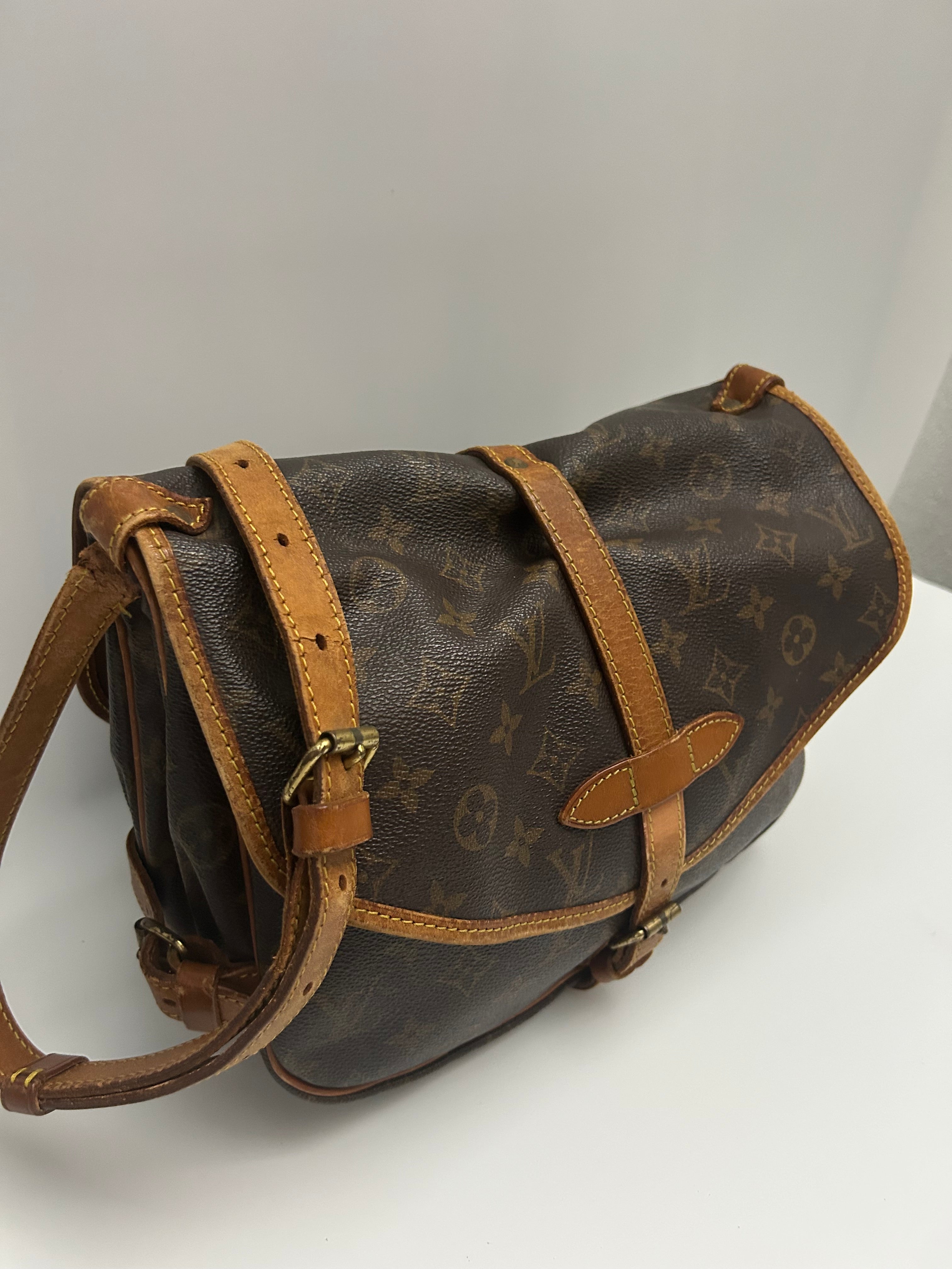 Louis Vuitton Brown Saumur
