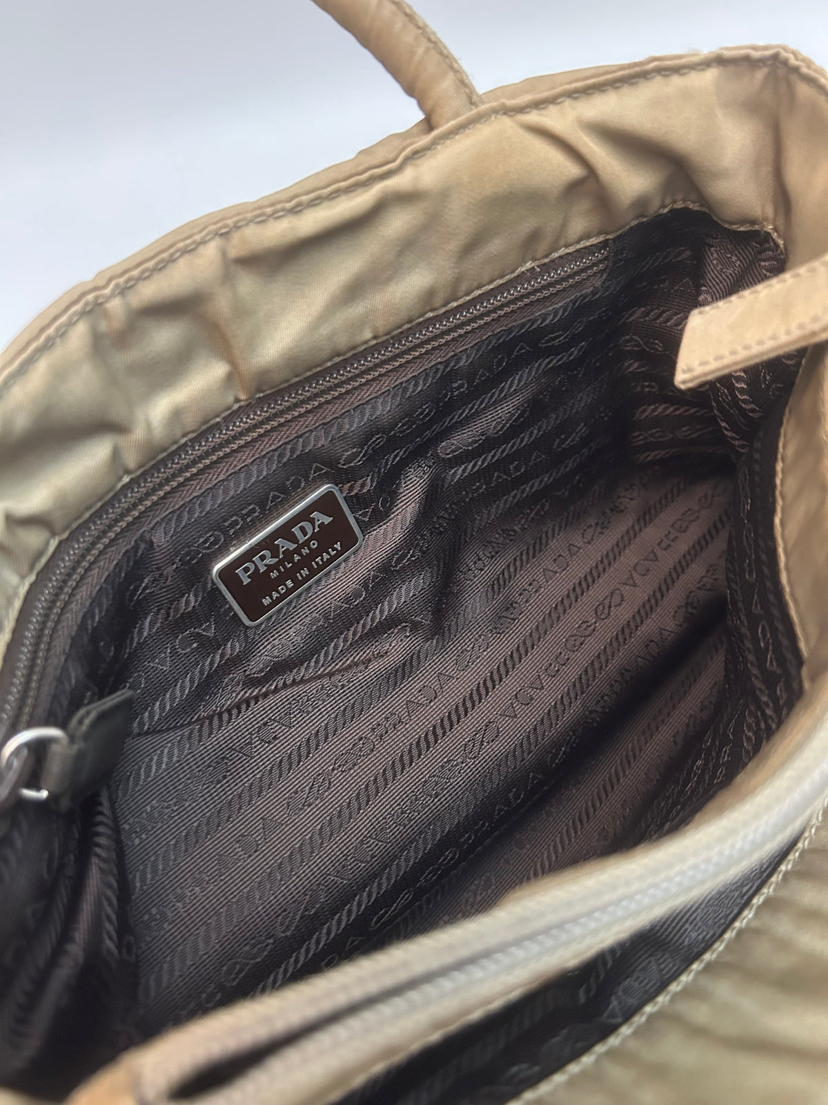 Prada Beige Tessuto