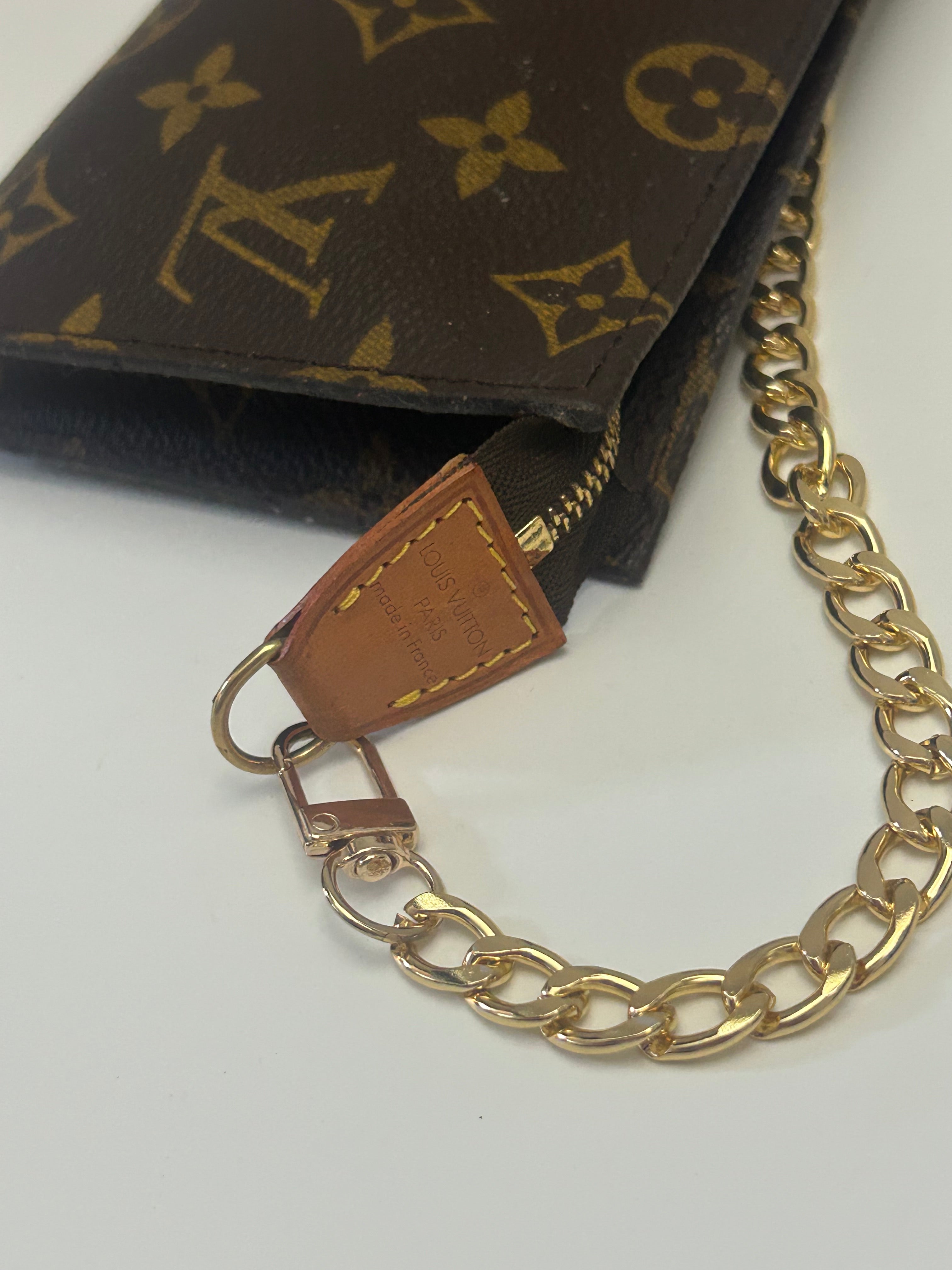 Louis Vuitton Brown Pochette