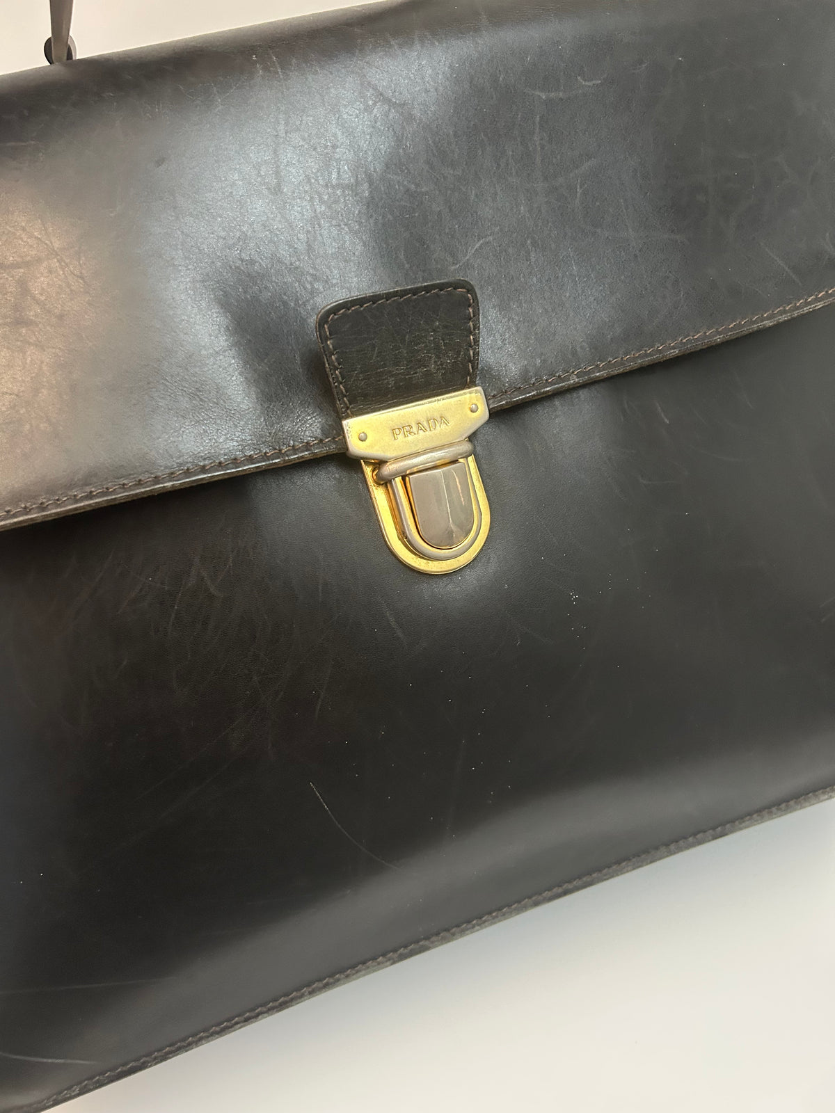 Prada Læder Briefcase