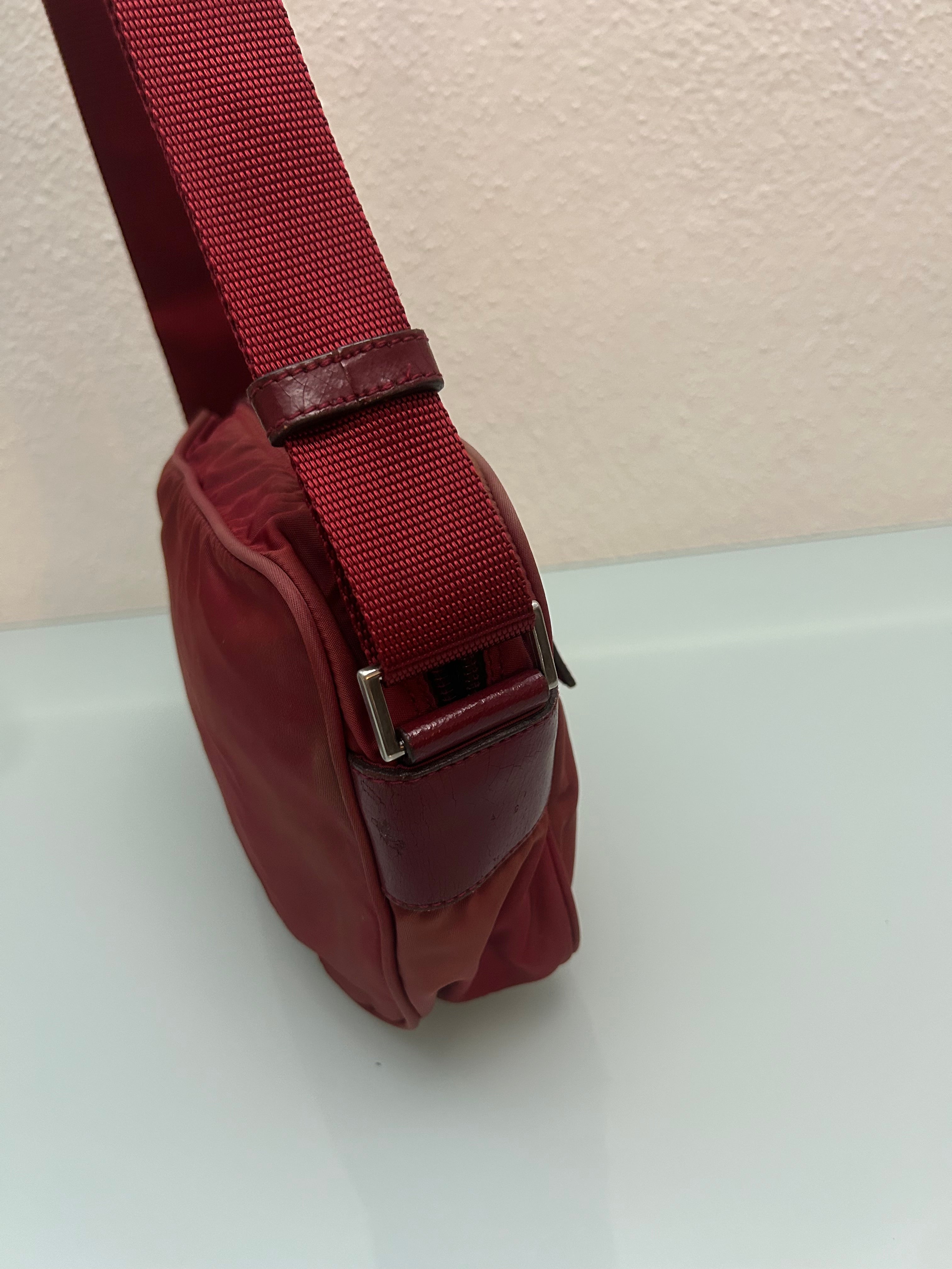 Prada Rød Tessuto crossbody