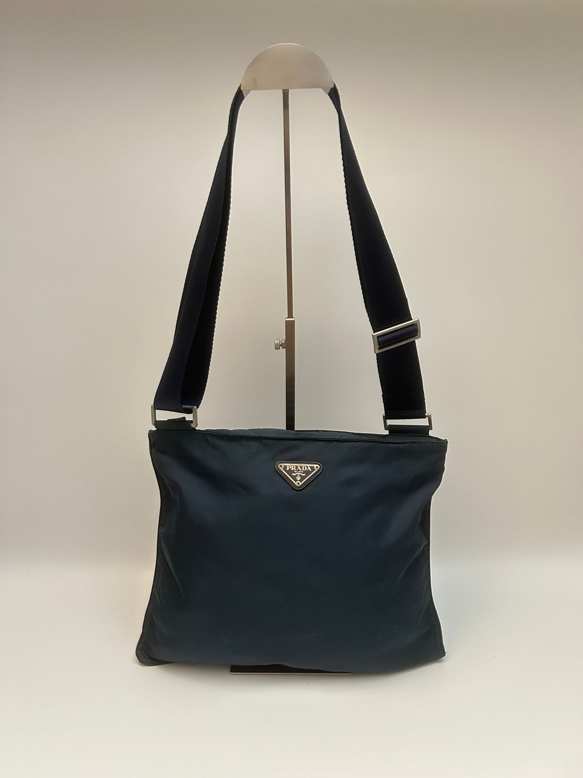 Prada Navy Messenger
