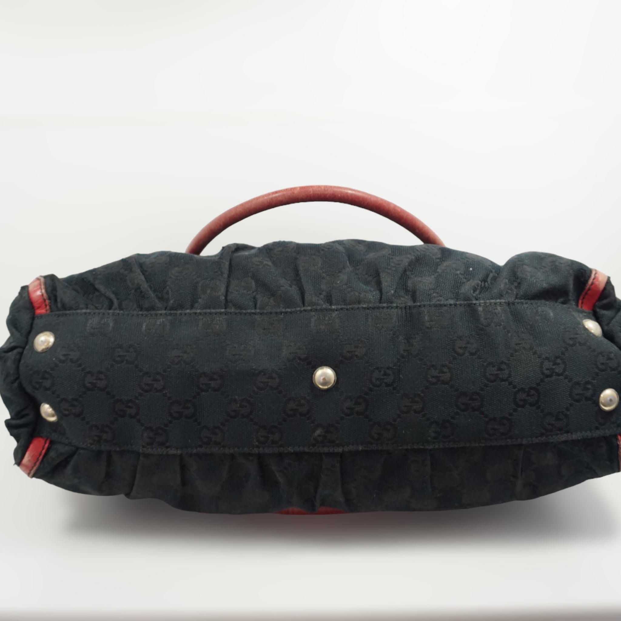 Gucci Sort og Rød Skuldertaske