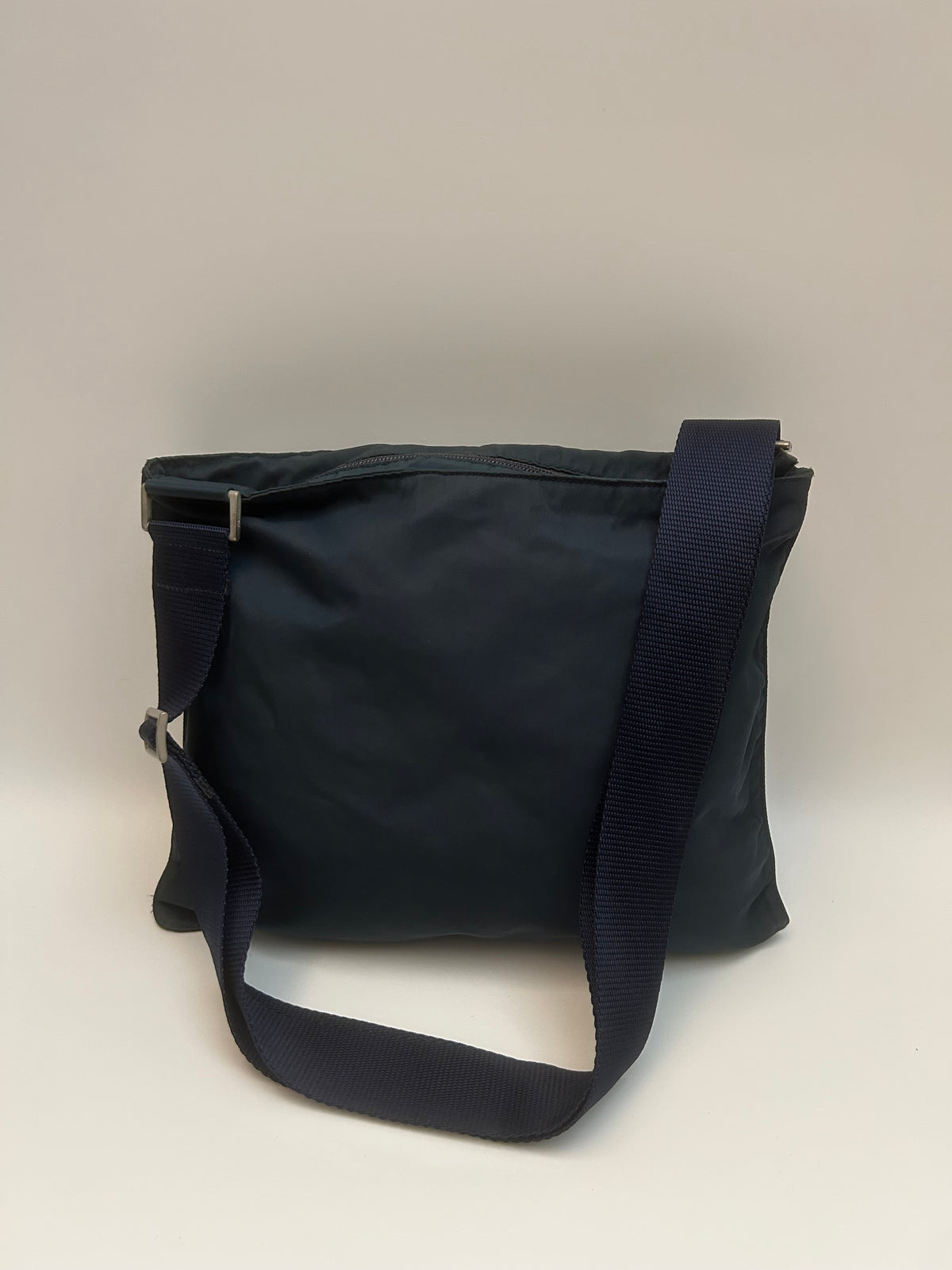 Prada Navy Messenger