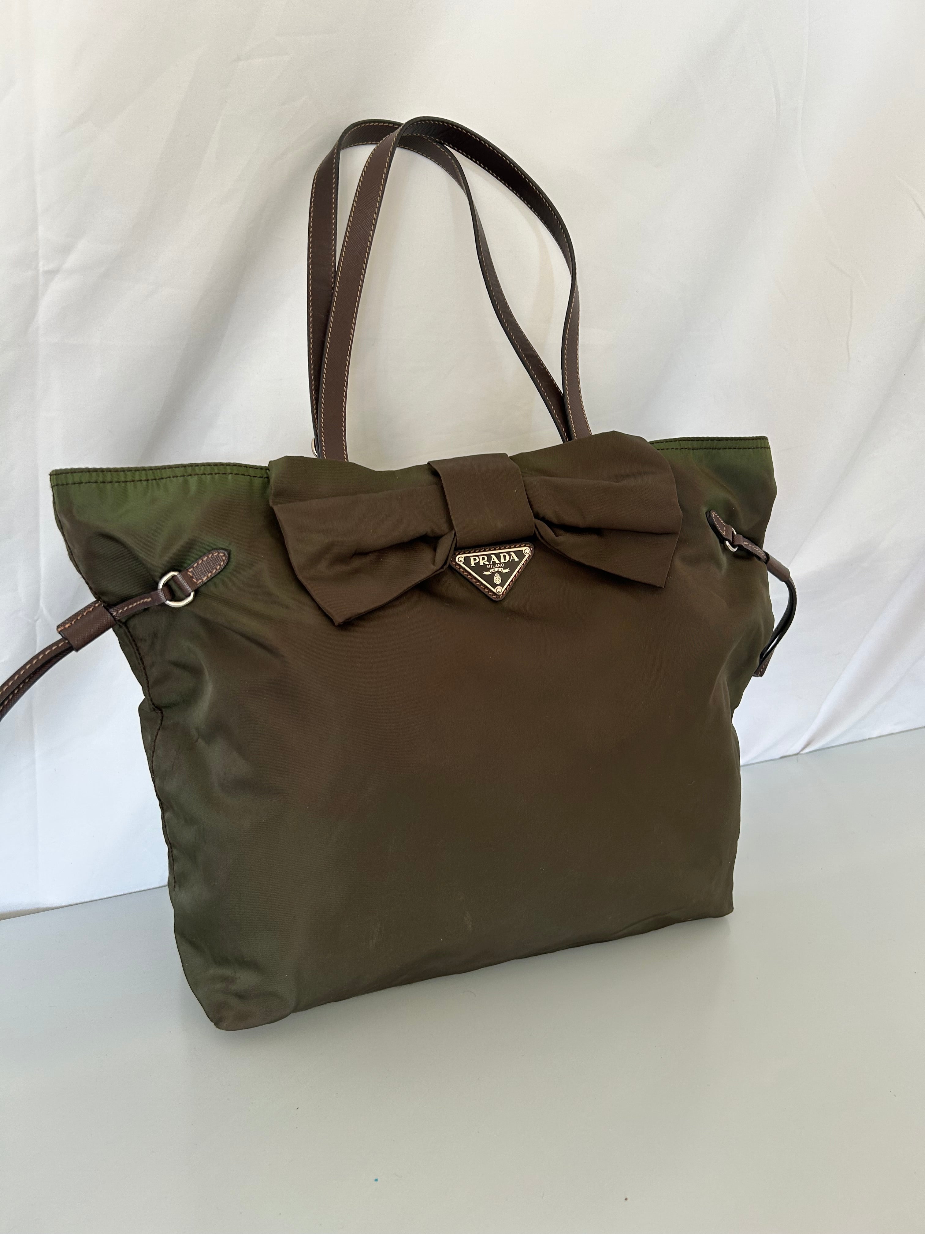 Prada Army green Shoulder bag