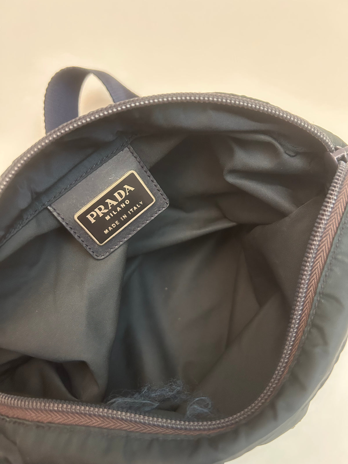 Prada Navy Messenger