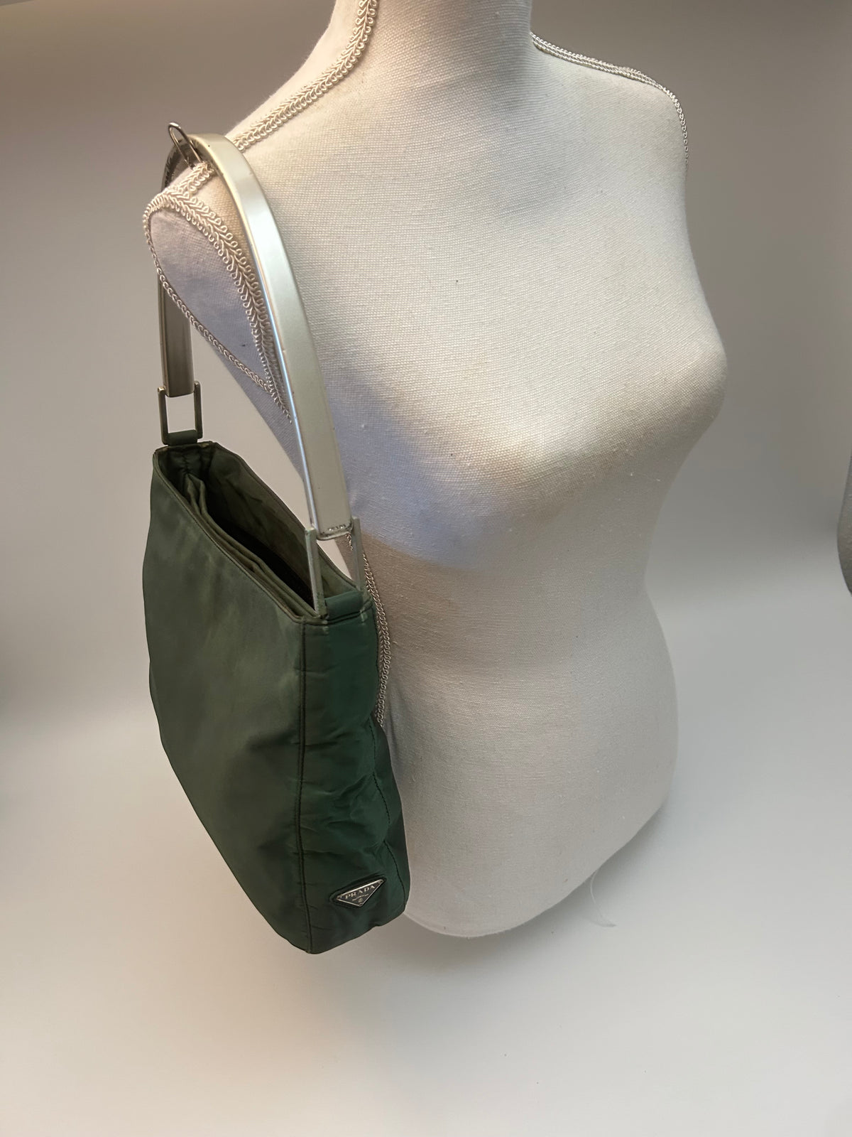 Prada Armygrøn Skuldertaske