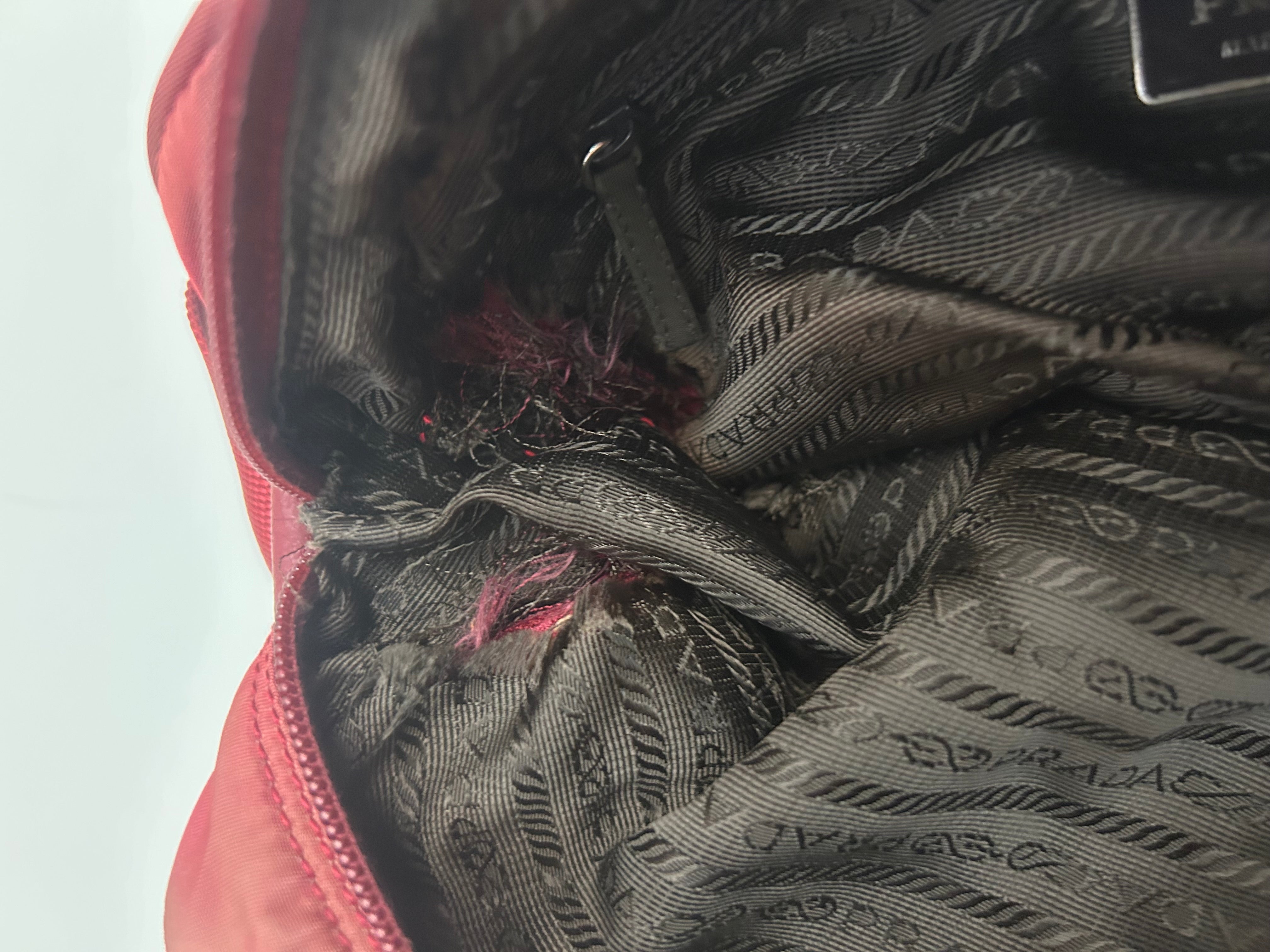 Prada Rød Tessuto crossbody