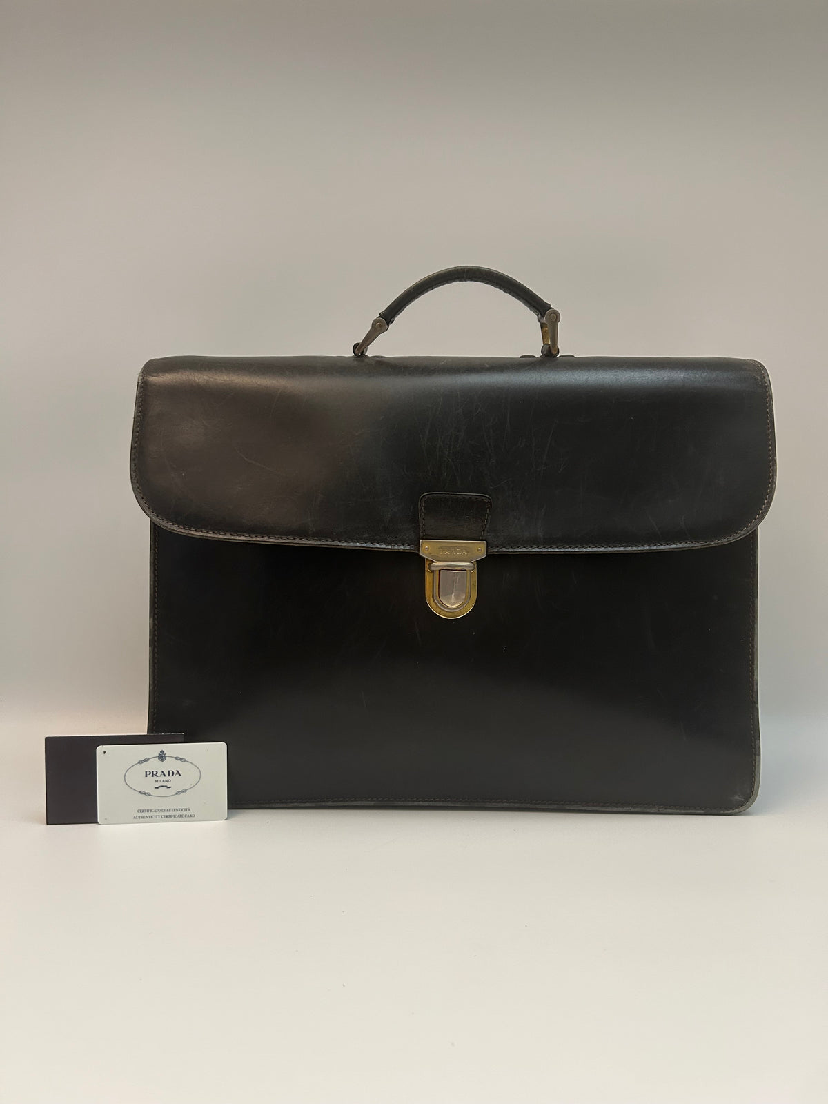 Prada Læder Briefcase