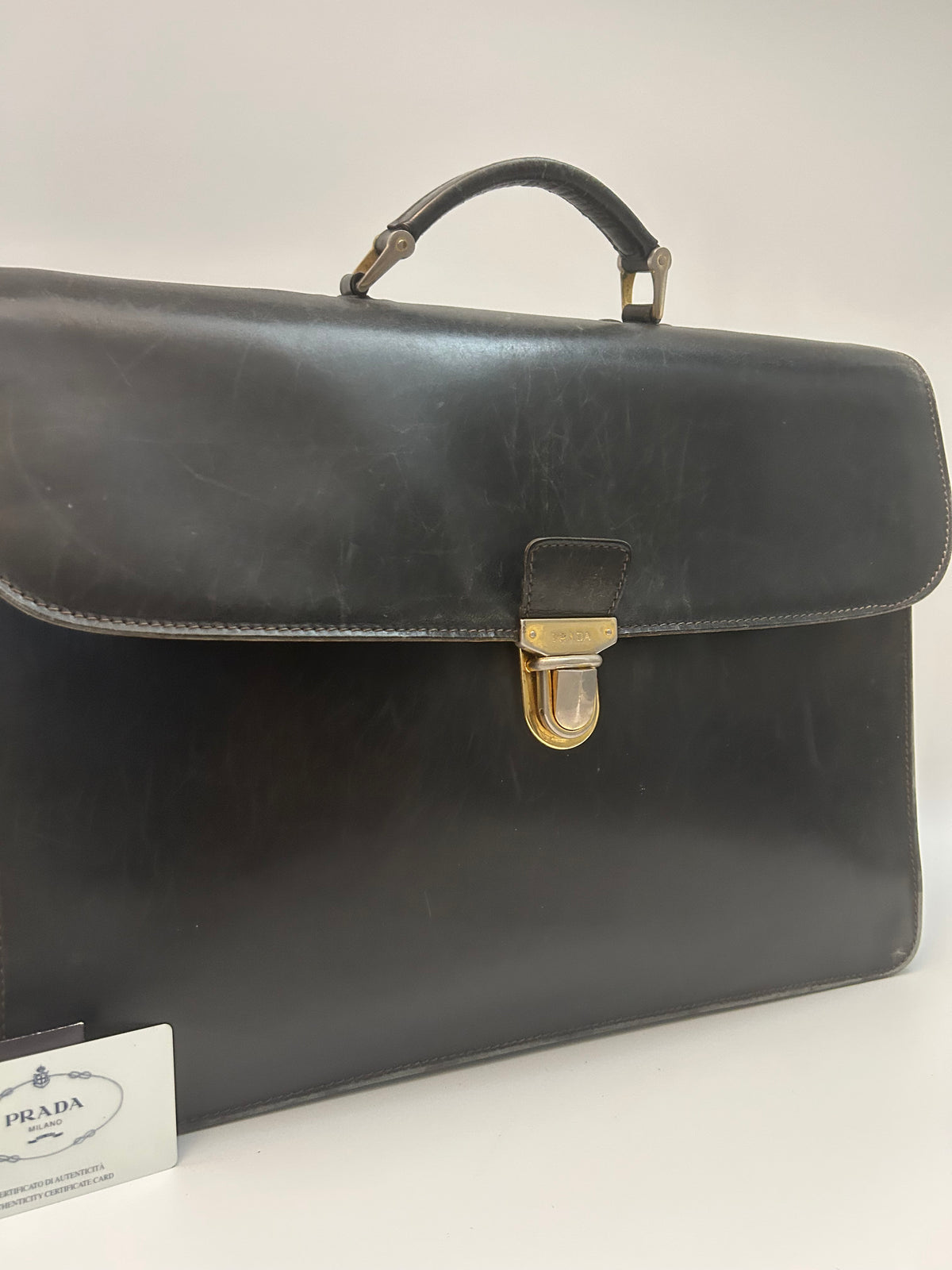 Prada Læder Briefcase